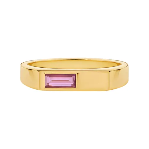 Pink Sapphire Signet Ring